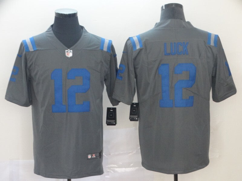 Indianapolis Colts #12 Andrew Luck Football Jersey football jersey product view 1