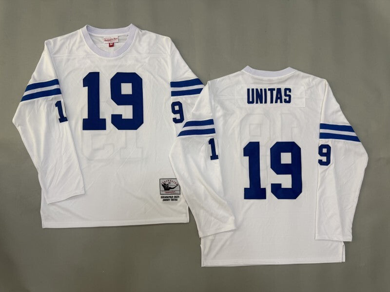 Indianapolis Colts #19 Johnny Unitas Indianapolis Colts Style 5 Football Jersey football jersey product view 1