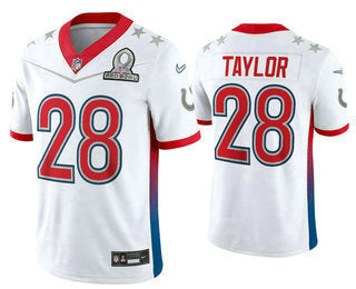 Indianapolis Colts #28 Jonathan Taylor Football Jersey football jersey product view 1