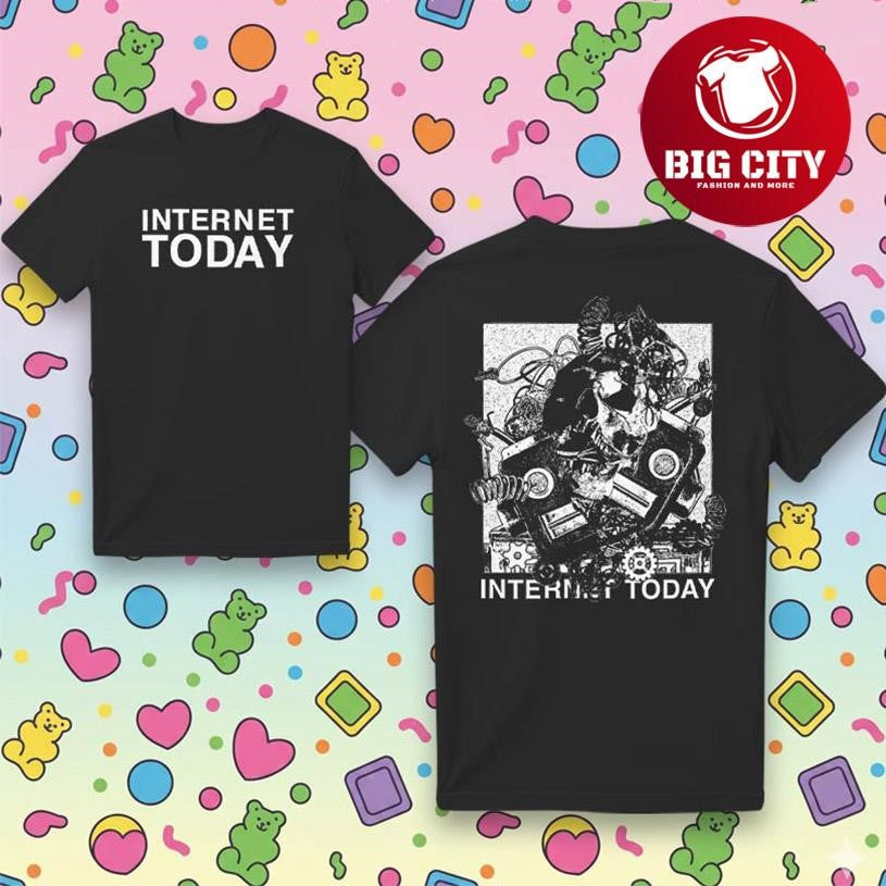 Internet Today Big Deth2Robots Two Sided Shirt Unisex T-shirt, Sweatshirt, Hoodie, Long Sleeve Tee - T-Shirt, Sweatshirt, Hoodie