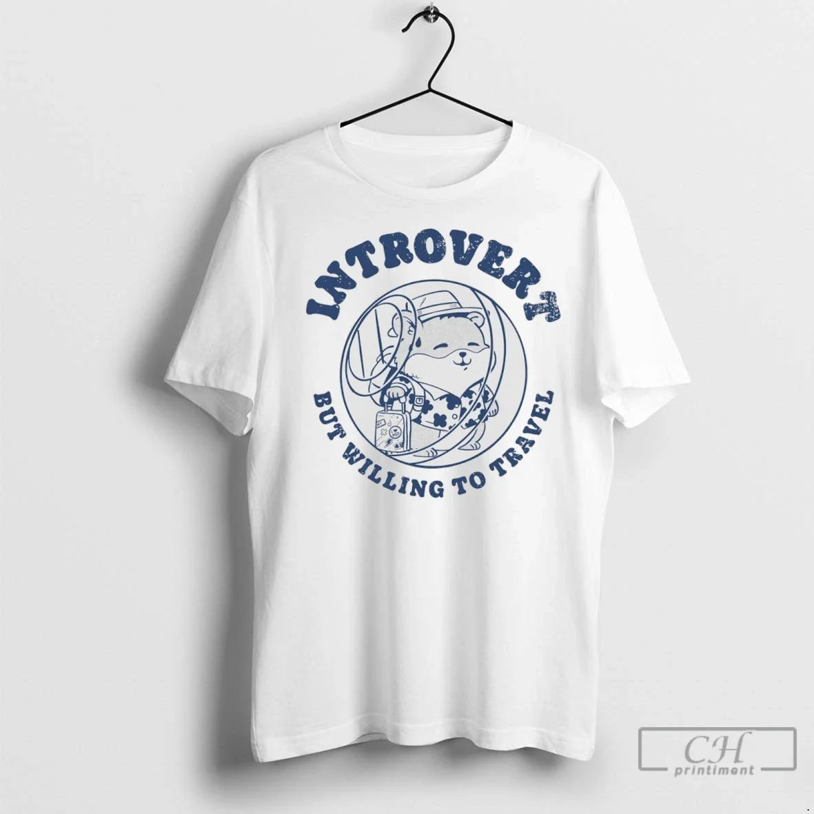 Introvert But Willing To Travel T Shirts Unisex T-shirt, Sweatshirt, Hoodie, Long Sleeve Tee - T-Shirt, Sweatshirt, Hoodie