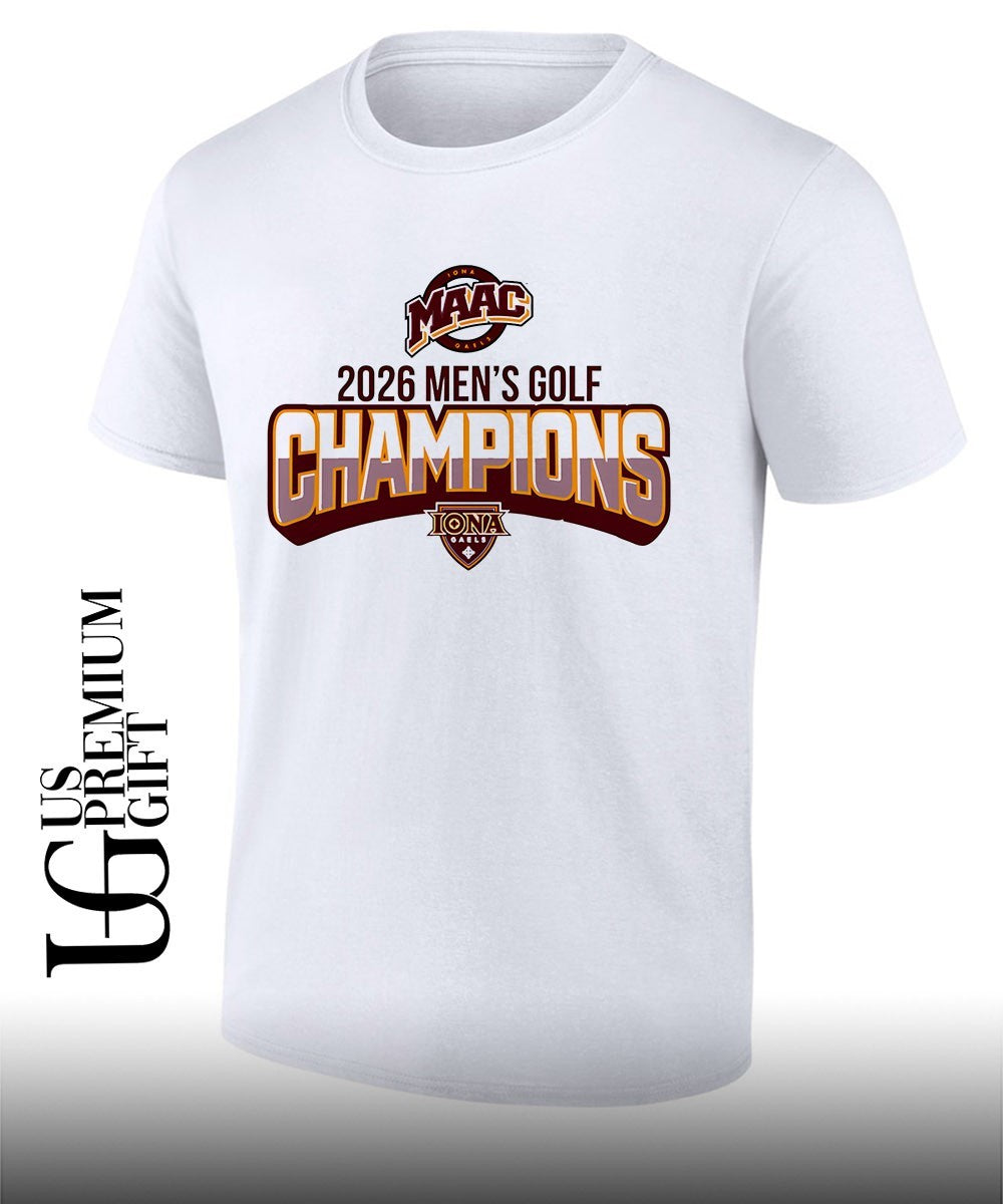 Iona University 2026 Mens Golf Champions logo shirt Unisex T-shirt, Sweatshirt, Hoodie, Long Sleeve Tee - T-Shirt, Sweatshirt, Hoodie