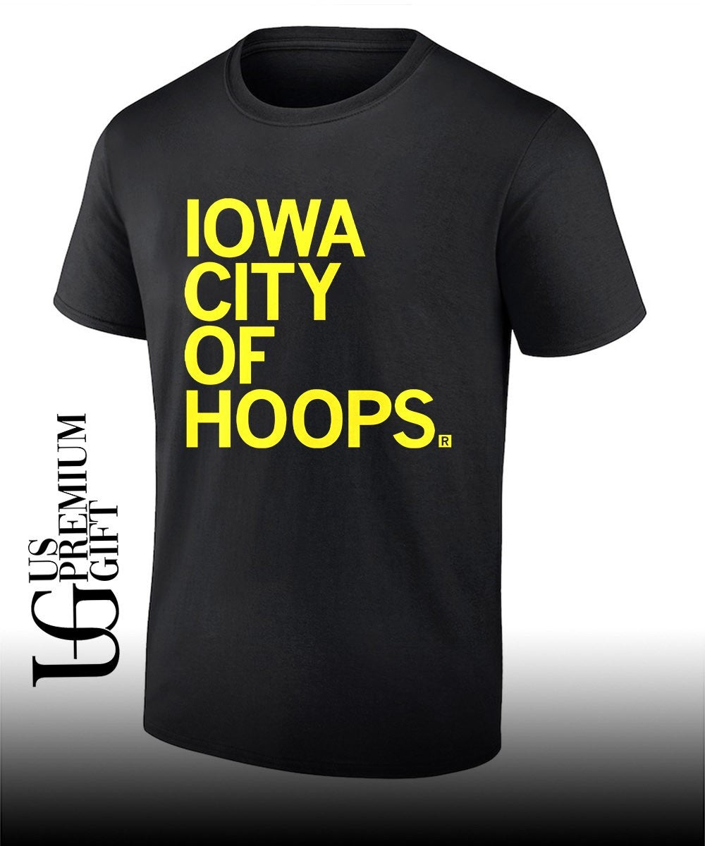 Iowa City of Hoops Iowa Hawkeyes shirt Unisex T-shirt, Sweatshirt, Hoodie, Long Sleeve Tee - T-Shirt, Sweatshirt, Hoodie