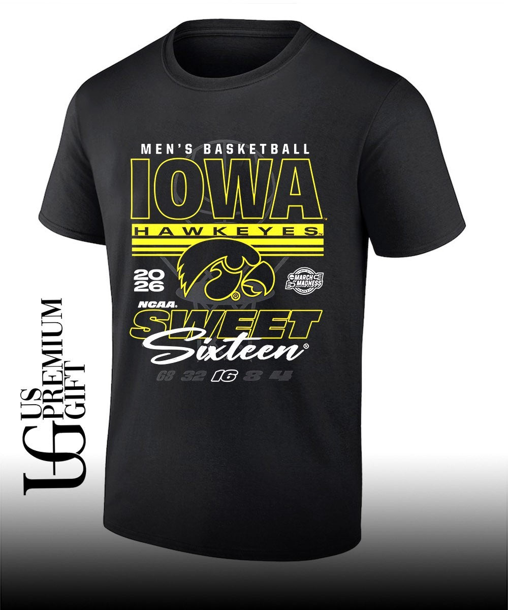 Iowa Hawkeyes 2026 NCAA March Madness Sweet 16 Bound Net shirt Unisex T-shirt, Sweatshirt, Hoodie, Long Sleeve Tee - T-Shirt, Sweatshirt, Hoodie