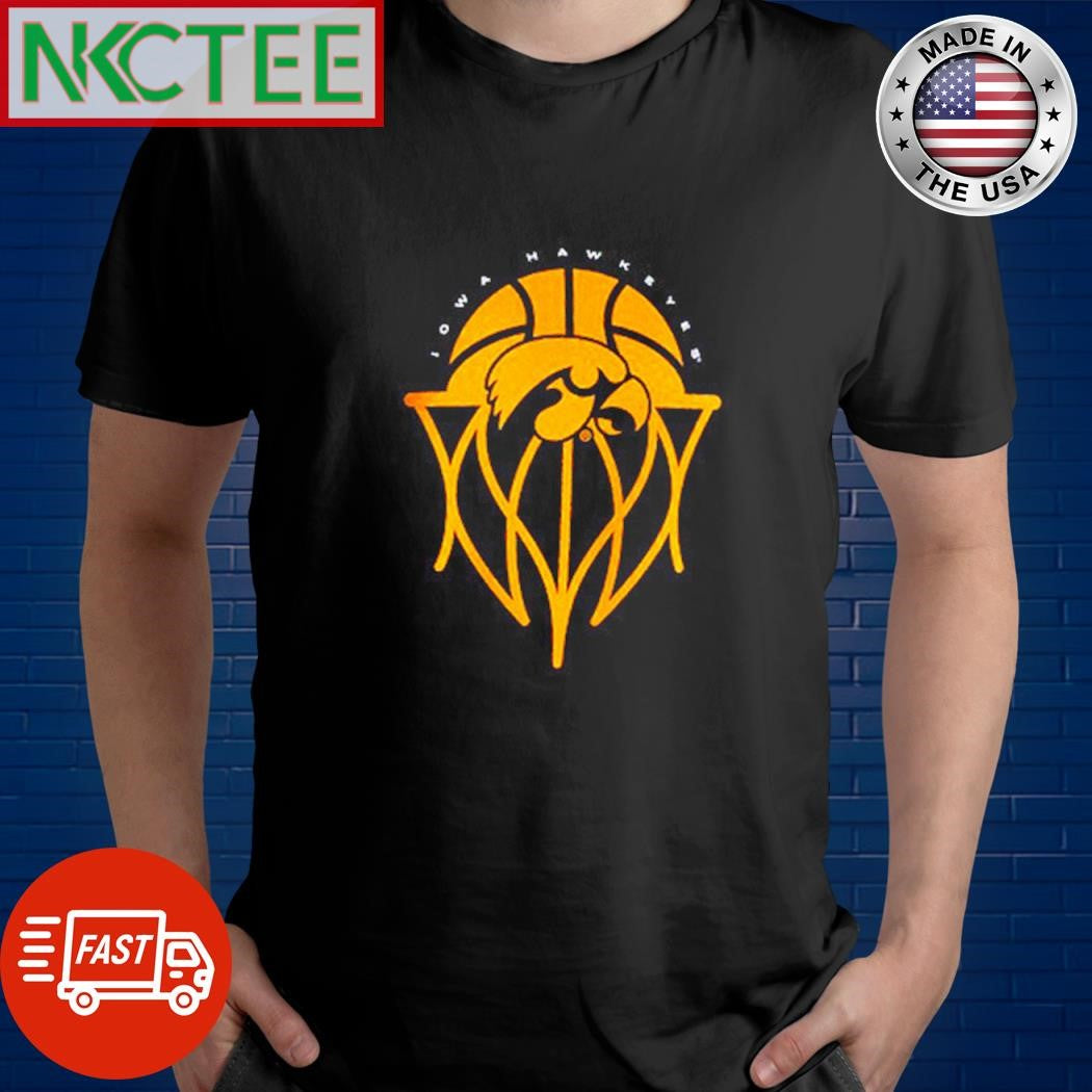 Iowa Hawkeyes Basketball Basket and ball shirt Unisex T-shirt, Sweatshirt, Hoodie, Long Sleeve Tee - T-Shirt, Sweatshirt, Hoodie