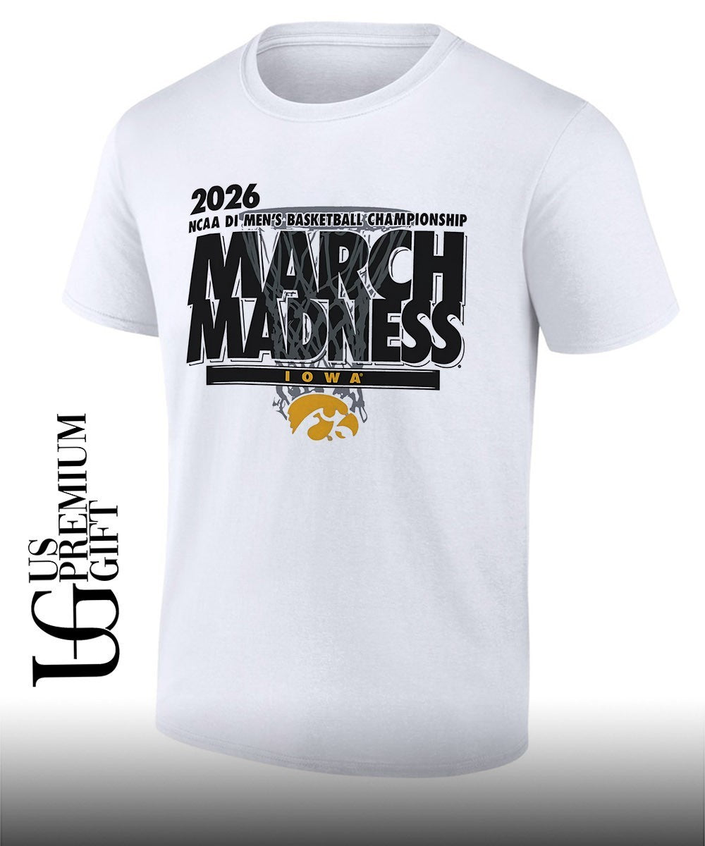 Iowa Hawkeyes March Madness NCAA D1 Mens basketball Championship 2026 shirt Unisex T-shirt, Sweatshirt, Hoodie, Long Sleeve Tee - T-Shirt, Sweatshirt, Hoodie