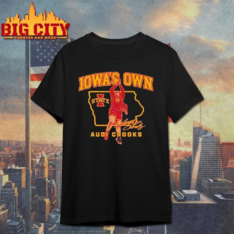 Iowa State Basketball Audi Crooks State Star Shirt Unisex T-shirt, Sweatshirt, Hoodie, Long Sleeve Tee - T-Shirt, Sweatshirt, Hoodie