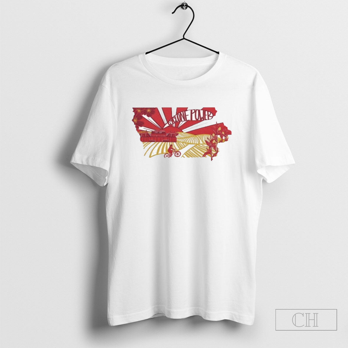 Iowa State Cyclones Power Outline Shirt Tee Unisex T-shirt, Sweatshirt, Hoodie, Long Sleeve Tee - T-Shirt, Sweatshirt, Hoodie