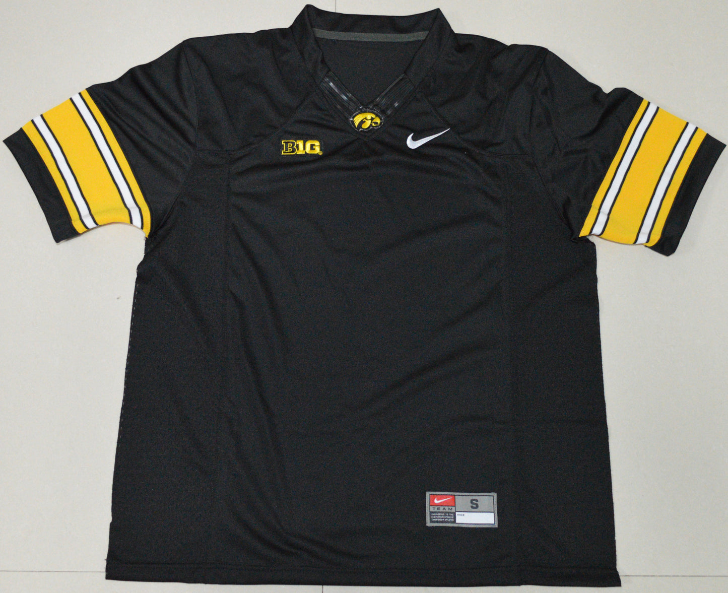 Iowa Blank Black Front College Football Jersey football jersey product view 1