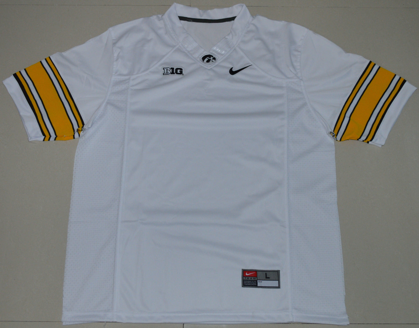 Iowa Blank White Front College Football Jersey football jersey product view 1