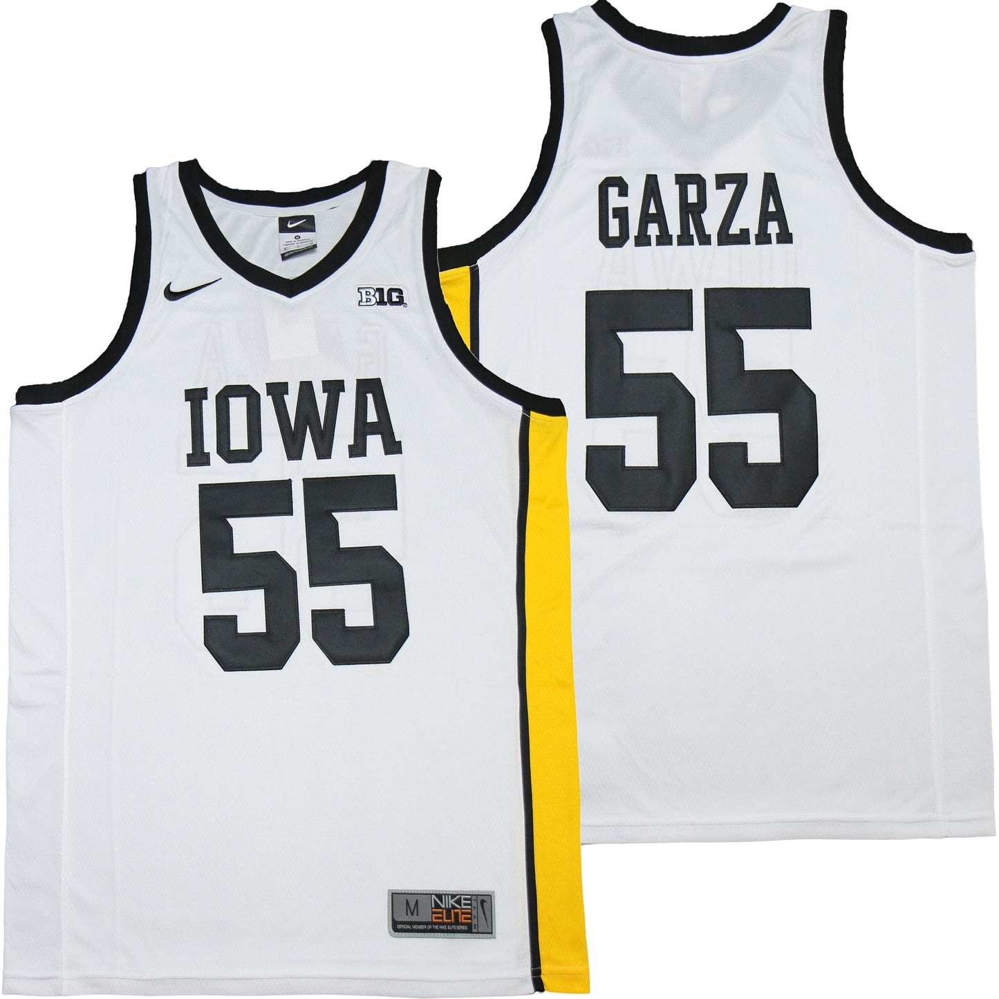 Iowa Hawkeyes #55 Garza Style 1 College Football Jersey football jersey product view 1