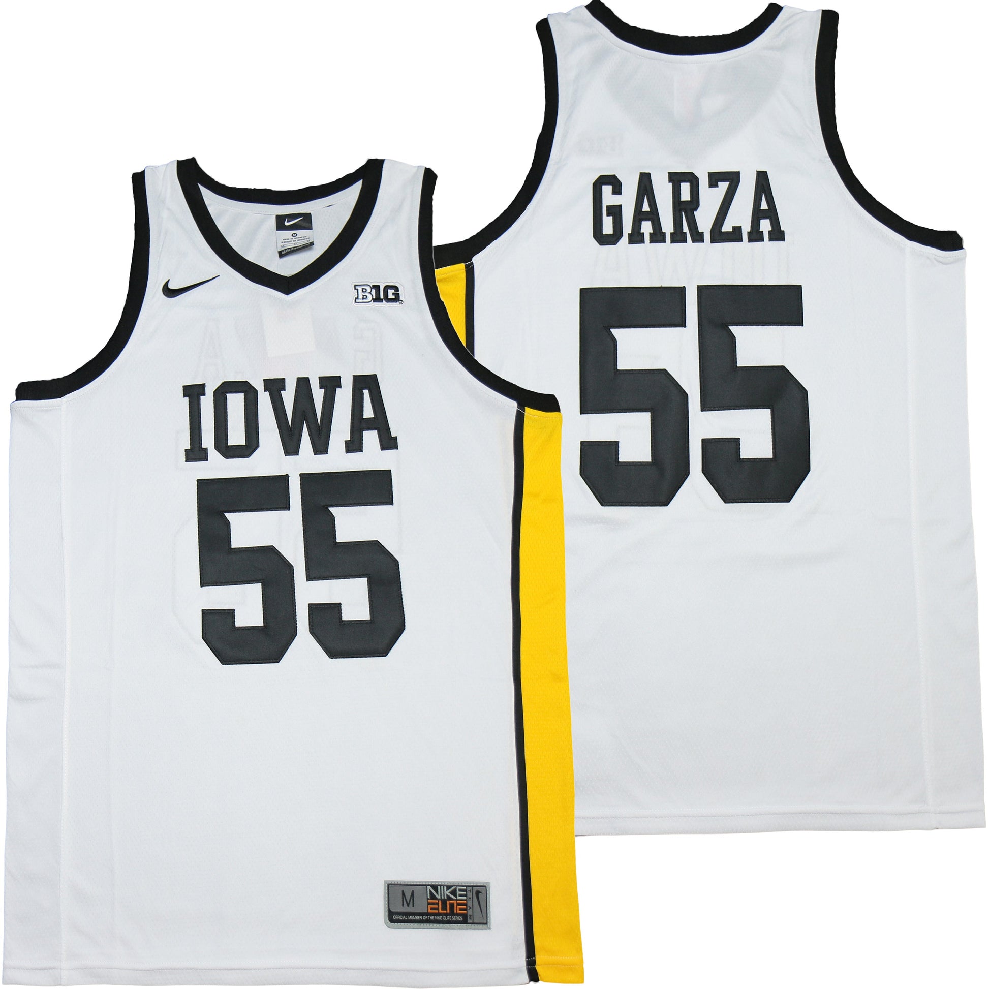 Iowa Hawkeyes #55 Garza Style 1 College Football Jersey football jersey product view 1