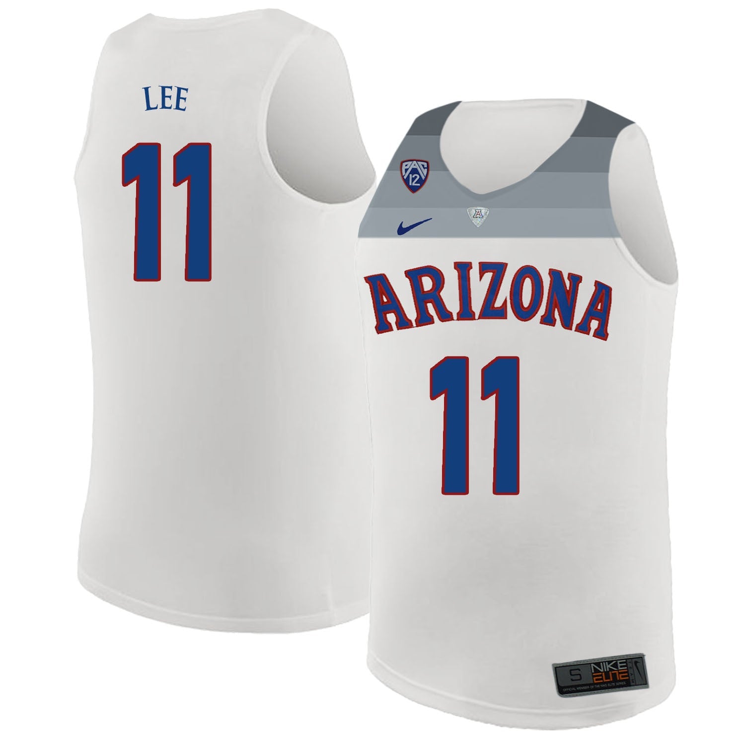 Ira Lee 11 White College Football Jersey football jersey product view 1
