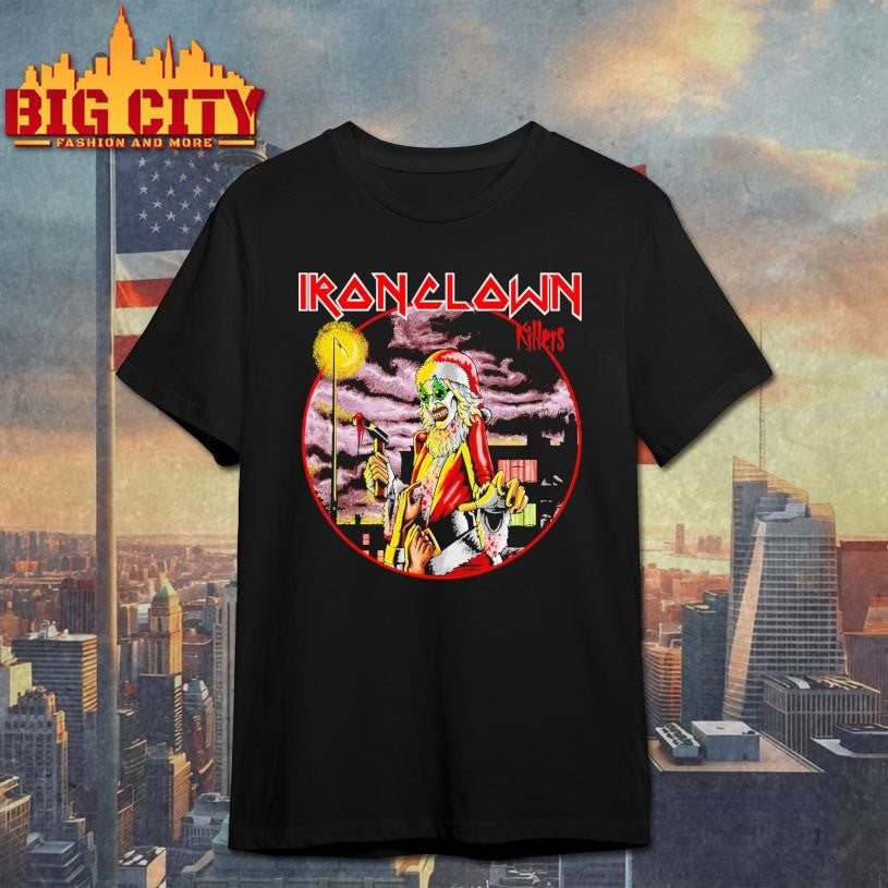 Iron Clown x Iron maiden Killers shirt Unisex T-shirt, Sweatshirt, Hoodie, Long Sleeve Tee - T-Shirt, Sweatshirt, Hoodie