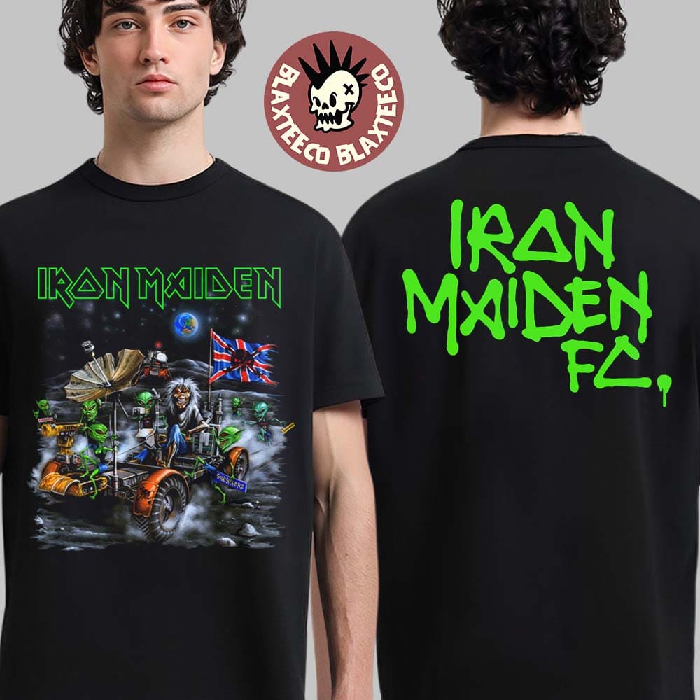 Iron Maiden FC Exclusive Eddie And The Aliens Two Sided Unisex T-Shirt Unisex T-shirt, Sweatshirt, Hoodie, Long Sleeve Tee - T-Shirt, Sweatshirt, Hoodie