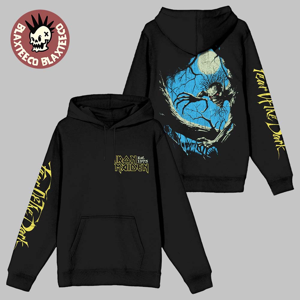Iron Maiden IM50 Anniversary Collection Fear Of The Dark Spooky Tree Demon Eddie Hoodie Unisex T-shirt, Sweatshirt, Hoodie, Long Sleeve Tee - T-Shirt, Sweatshirt, Hoodie