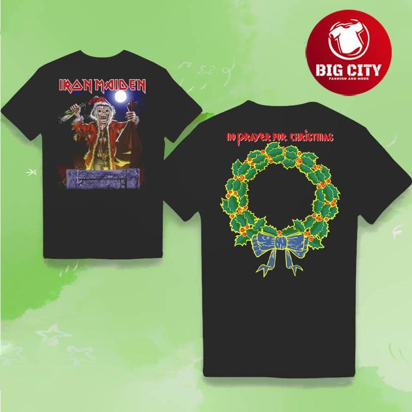Iron Maiden No Prayer for Christmas Two Sided Shirt Unisex T-shirt, Sweatshirt, Hoodie, Long Sleeve Tee - T-Shirt, Sweatshirt, Hoodie