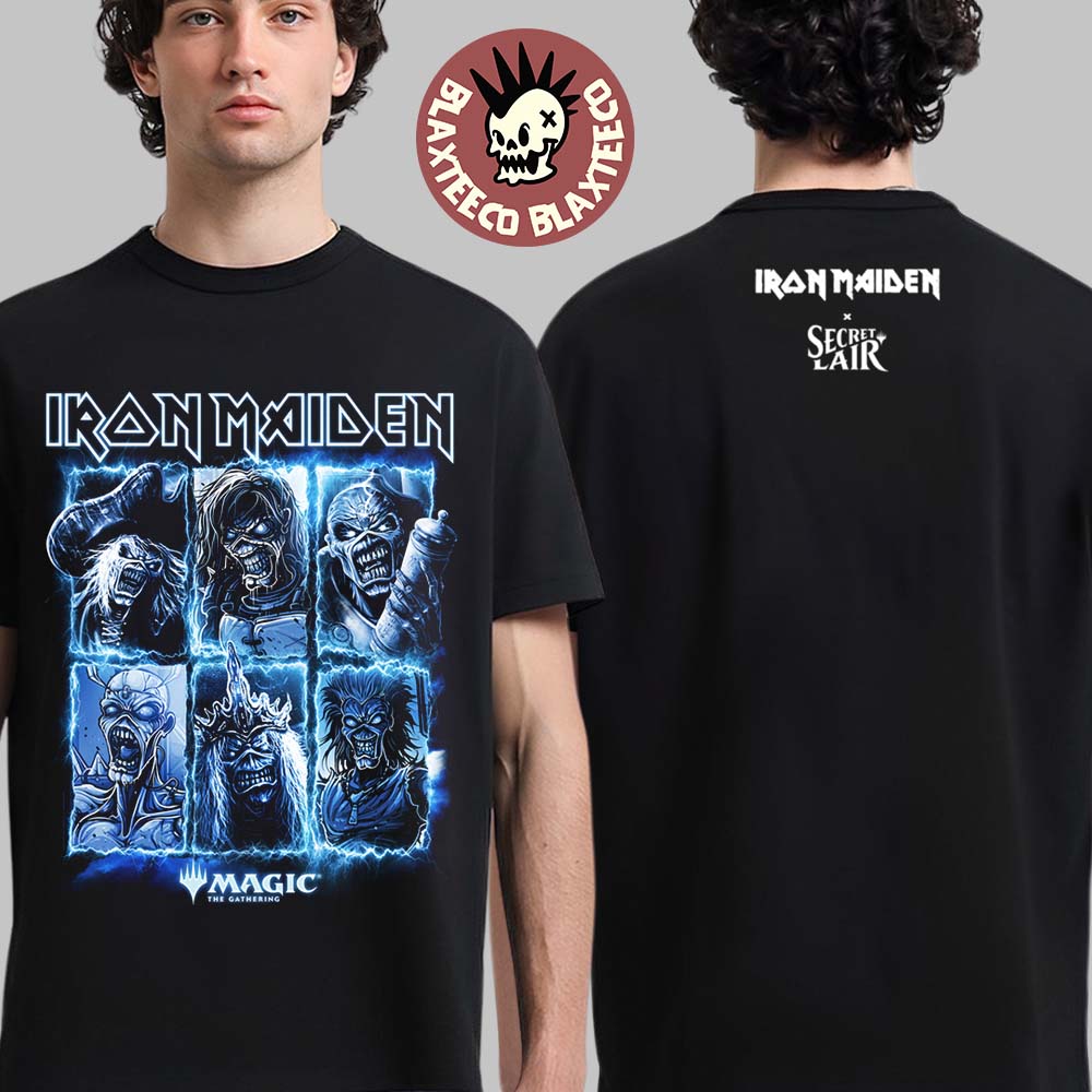 Iron Maiden X Secret Lair Eddie Unchained Magic The Gathering Two Sided T-Shirt Unisex T-shirt, Sweatshirt, Hoodie, Long Sleeve Tee - T-Shirt, Sweatshirt, Hoodie