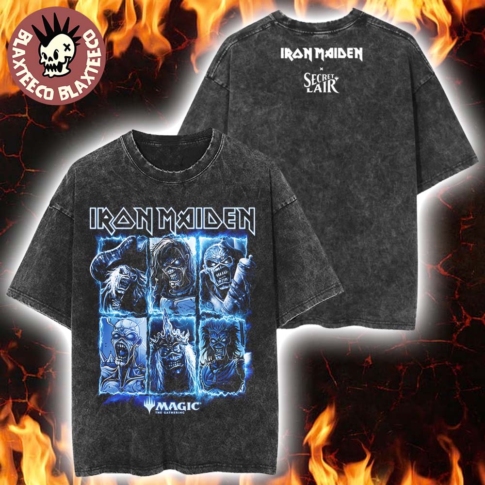 Iron Maiden X Secret Lair Eddie Unchained Magic The Gathering Vintage Washed Tee Unisex T-shirt, Sweatshirt, Hoodie, Long Sleeve Tee - T-Shirt, Sweatshirt, Hoodie