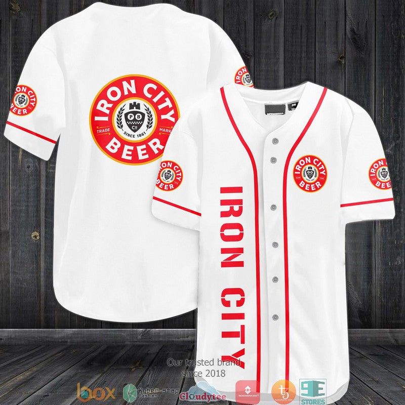 BEST Iron city beer Baseball Jersey baseball jersey product view 1