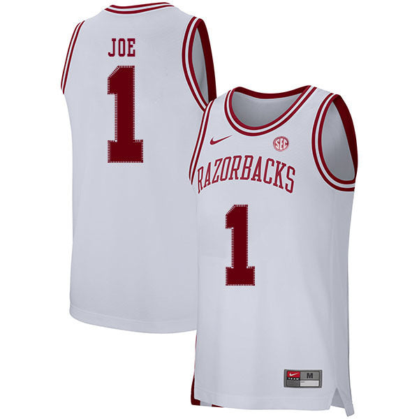 Isaiah Joe 1 White College Football Jersey football jersey product view 1
