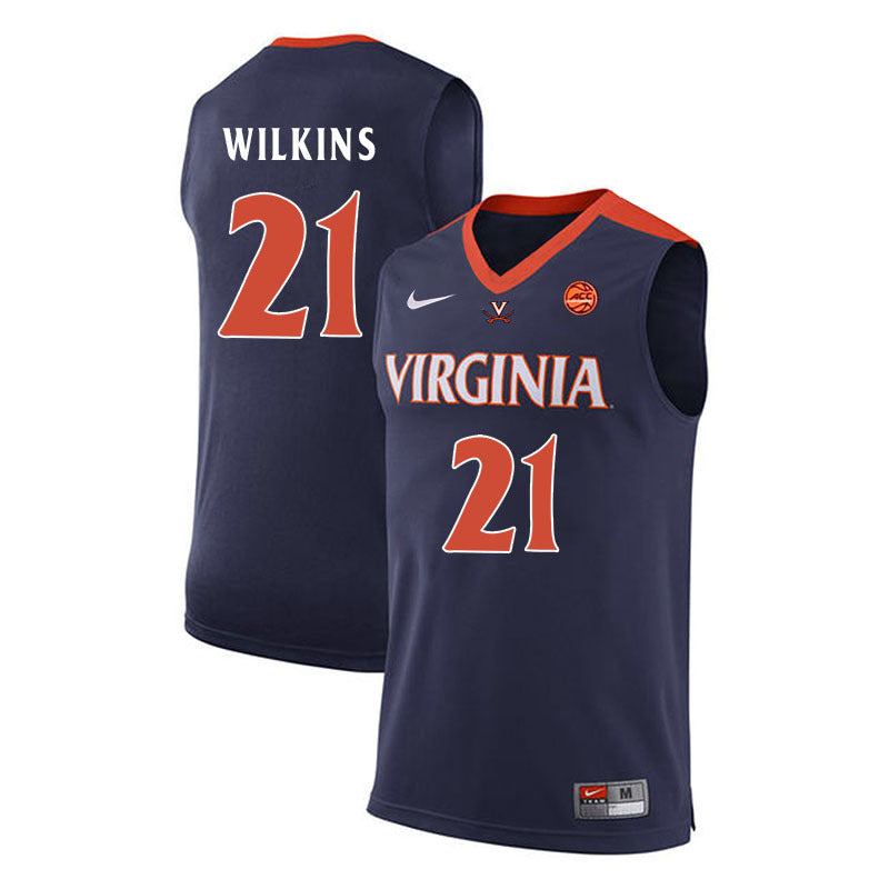 Isaiah Wilkins 21 Navy College Football Jersey football jersey product view 1