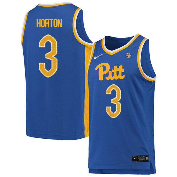 Ithiel Horton 3 Blue College Football Jersey football jersey product view 1