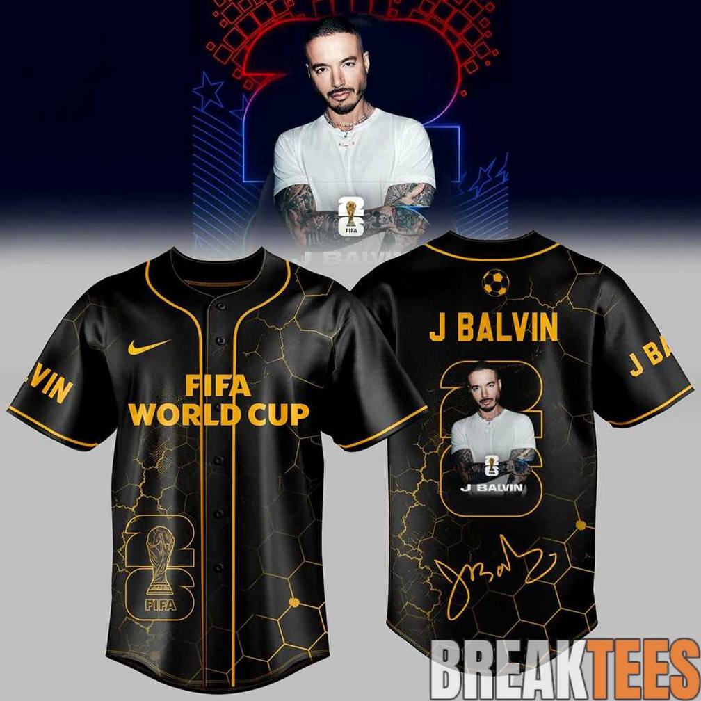 J Balvin FIFA World Cups 2026 Special Jersey Unisex T-shirt, Sweatshirt, Hoodie, Long Sleeve Tee - T-Shirt, Sweatshirt, Hoodie