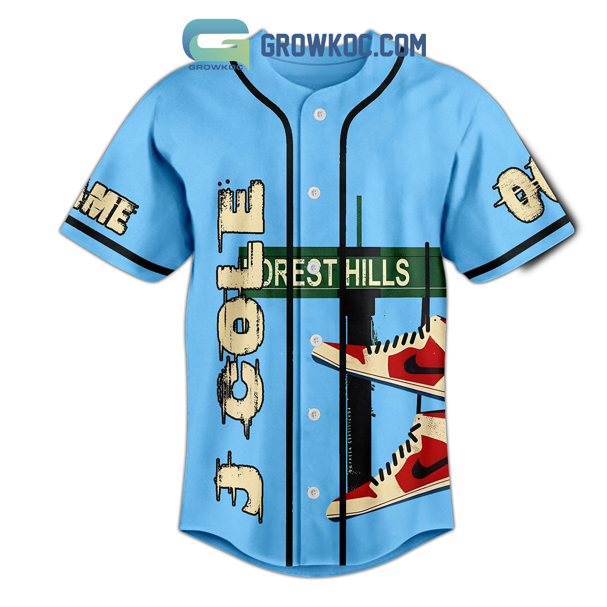 J. Cole No Life Is Better Than Yours Personalized Baseball Jersey baseball jersey product view 3