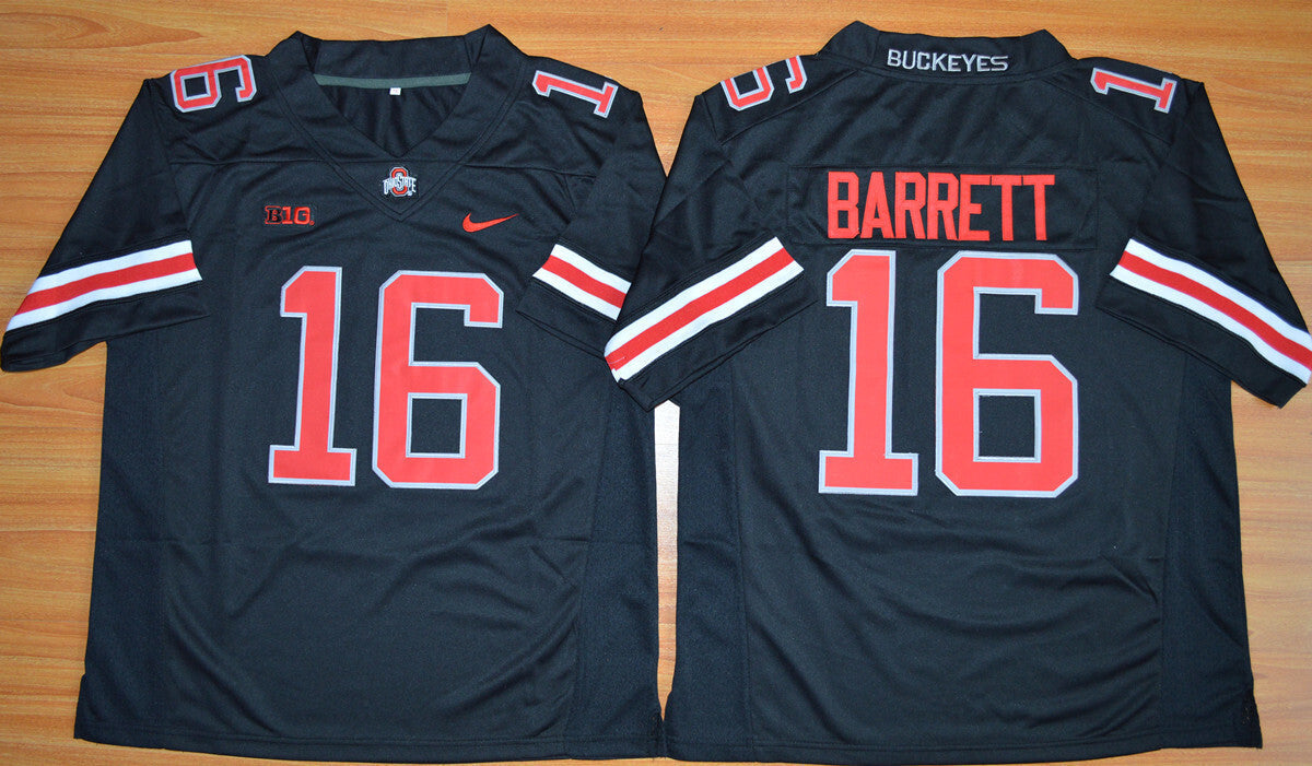 J.T. Barrett 16 blackout 2015 College Football Jersey football jersey product view 1