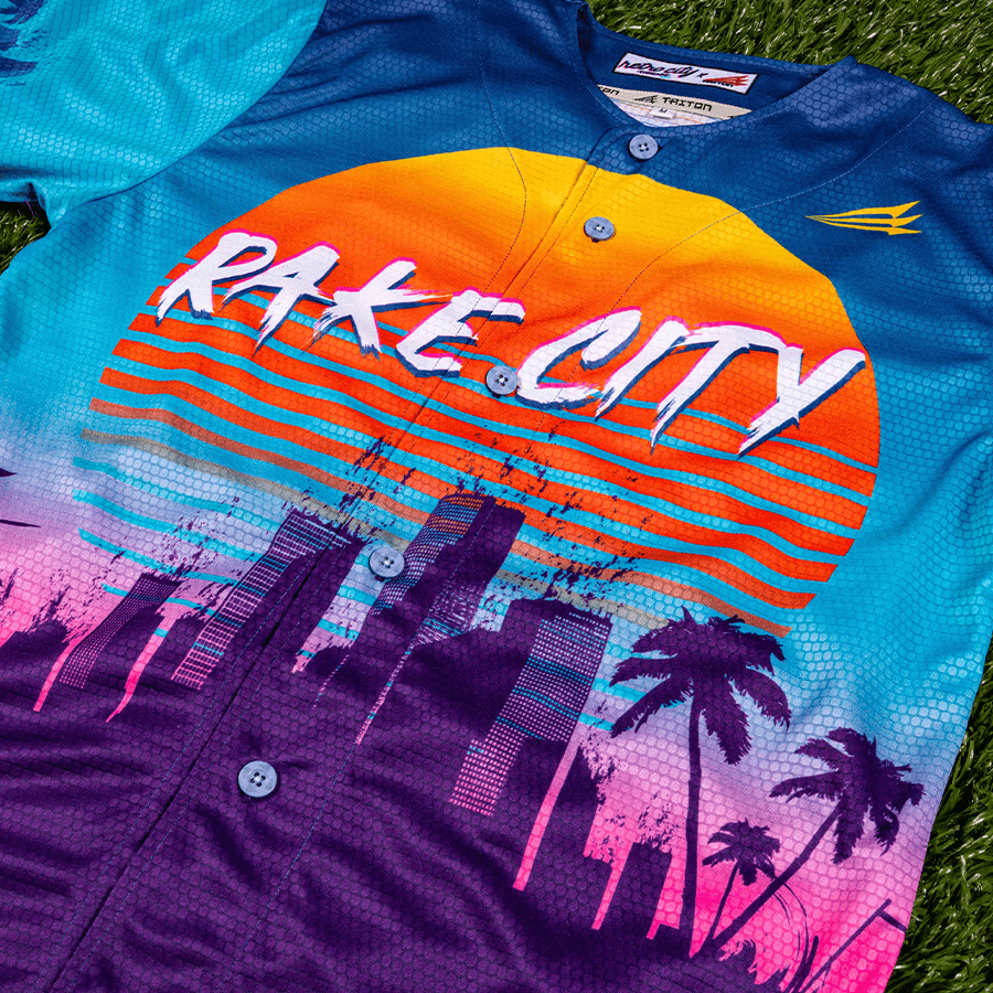 Rake City Lifestyle Baseball Jersey *CUSTOM* baseball jersey product view 4