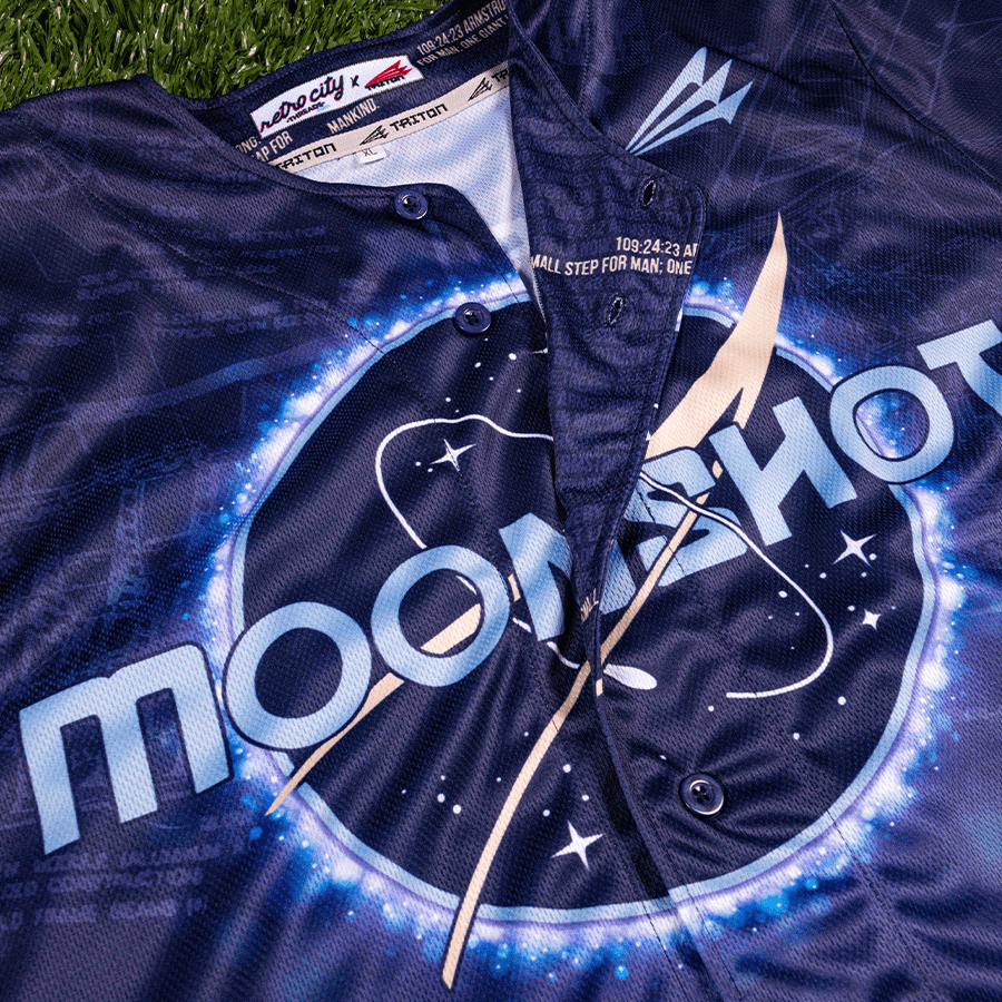 Moonshot NASA Lifestyle Baseball Jersey *CUSTOM* baseball jersey product view 4