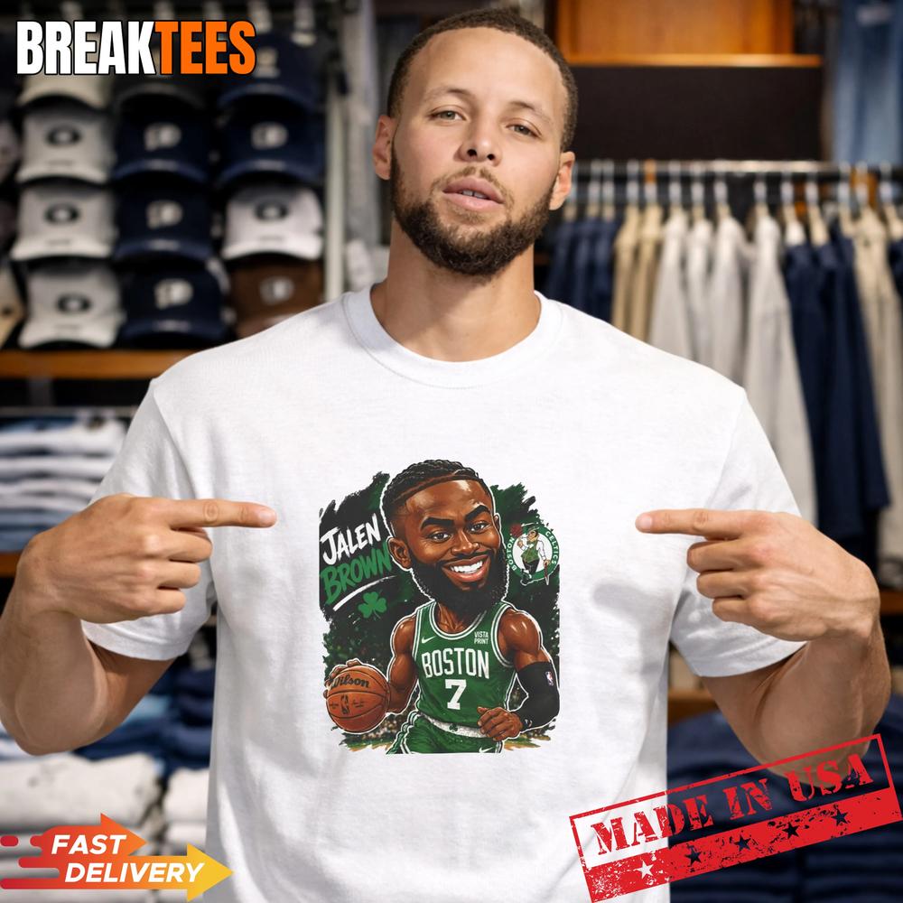 JAYLEN BROWN BOSTON FEATURE VARIANT T-SHIRT Unisex T-shirt, Sweatshirt, Hoodie, Long Sleeve Tee - T-Shirt, Sweatshirt, Hoodie