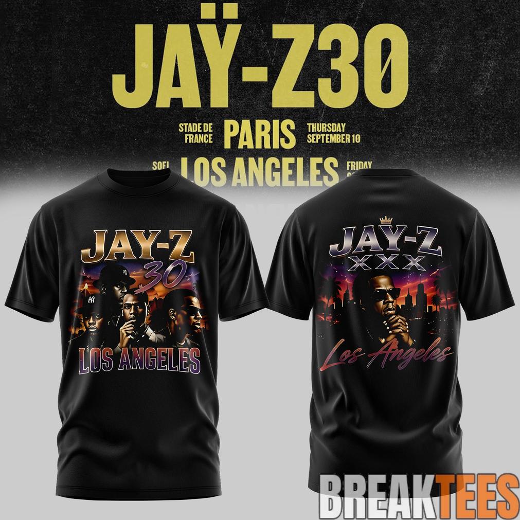 JA-Z 30 Show Los Angeles 2026 Edition Tee Unisex T-shirt, Sweatshirt, Hoodie, Long Sleeve Tee - T-Shirt, Sweatshirt, Hoodie