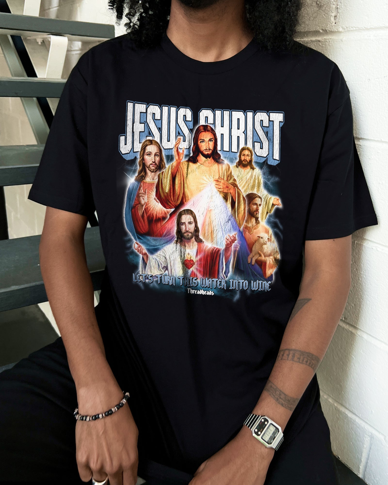 Vintage Jesus Christ T-Shirt Unisex T-shirt, Sweatshirt, Hoodie, Long Sleeve Tee - T-Shirt, Sweatshirt, Hoodie