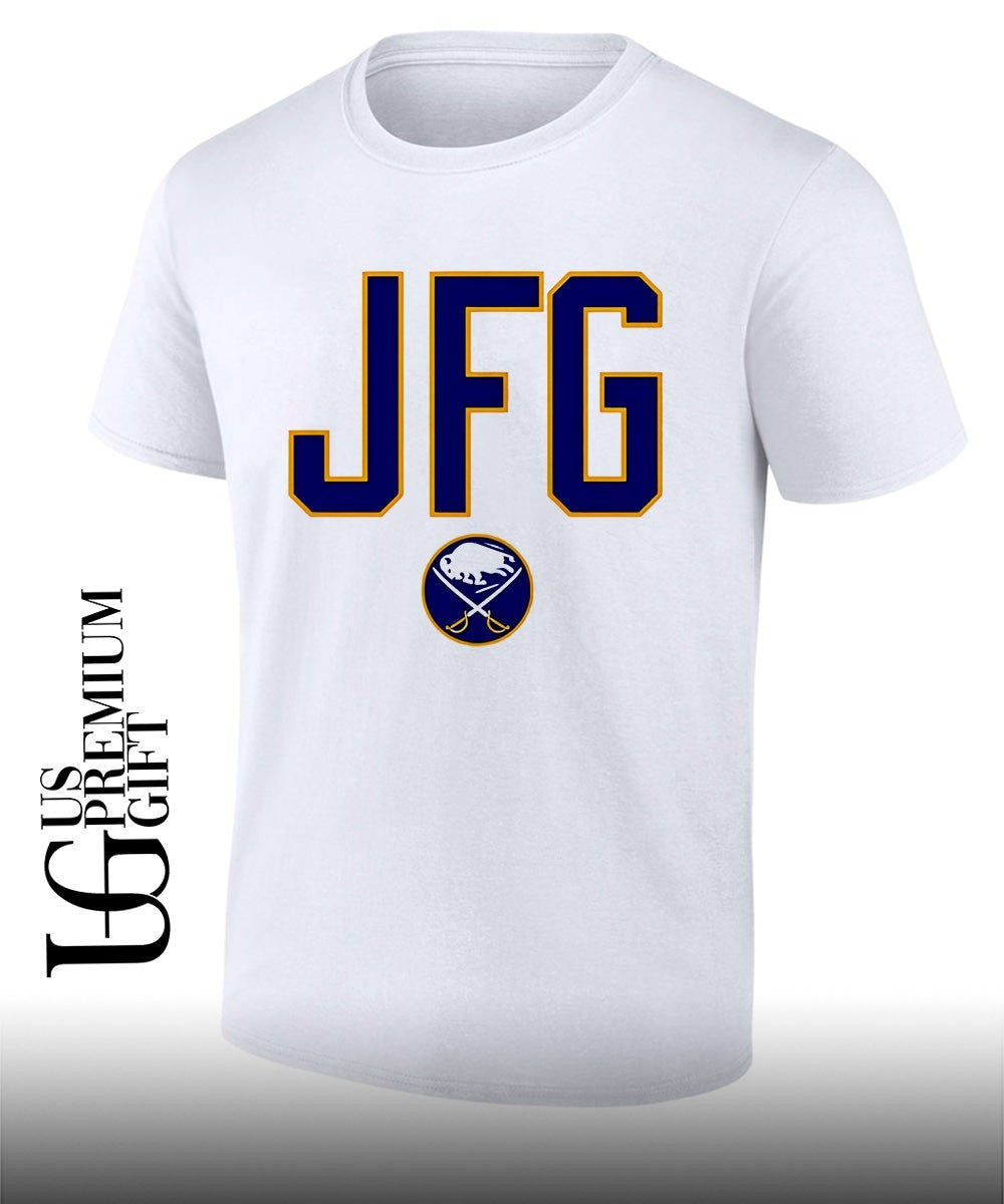 JFG Buffalo Sabres hockey logo shirt Unisex T-shirt, Sweatshirt, Hoodie, Long Sleeve Tee - T-Shirt, Sweatshirt, Hoodie
