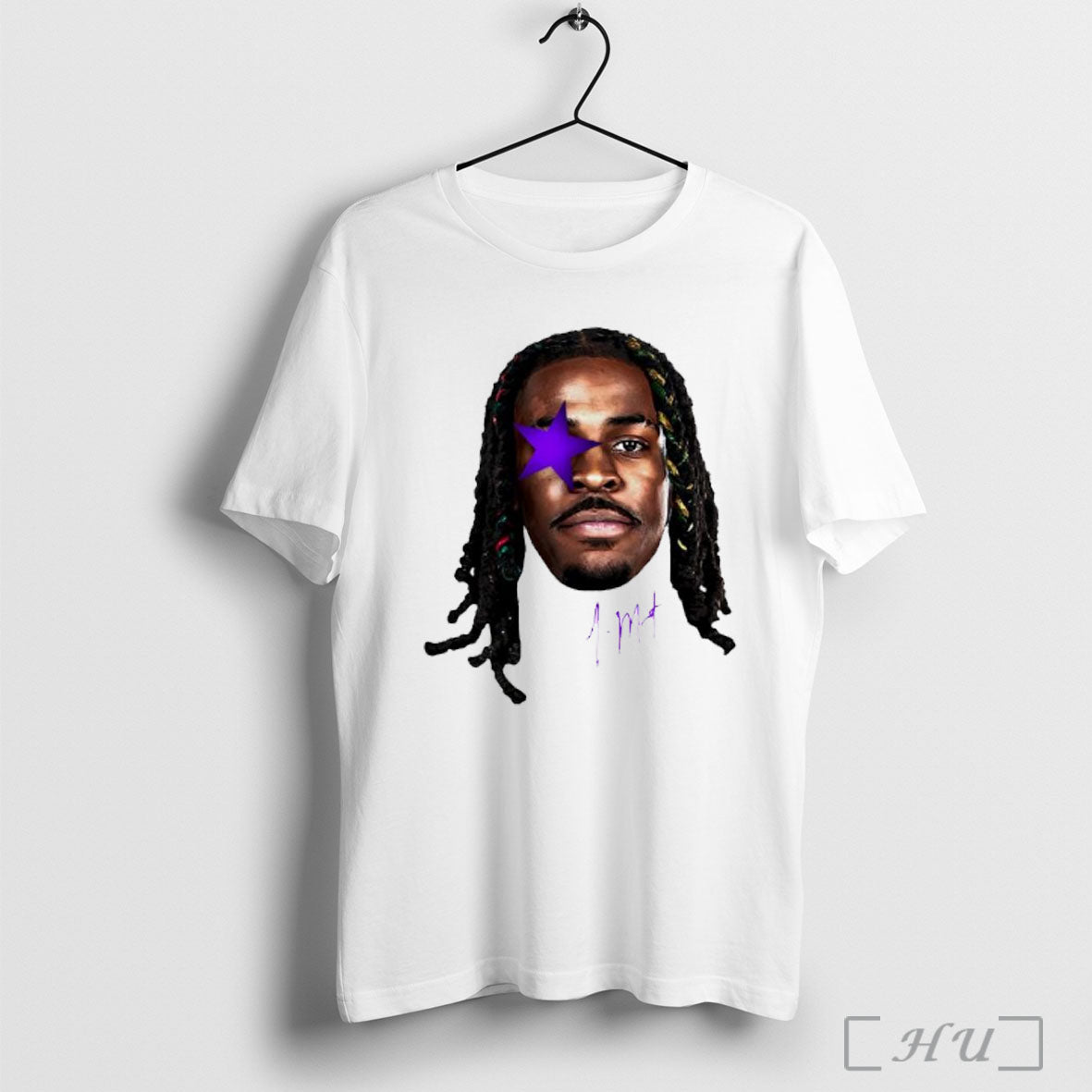 Ja Morant Star Big Head Signature T Shirt Unisex T-shirt, Sweatshirt, Hoodie, Long Sleeve Tee - T-Shirt, Sweatshirt, Hoodie