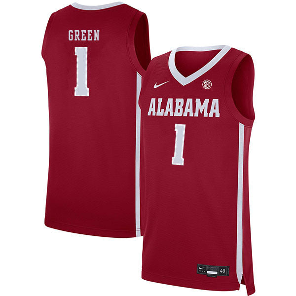 JaMychal Green 1 Red College Football Jersey football jersey product view 1