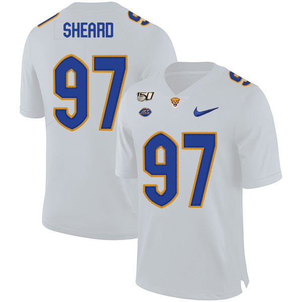 Jabaal Sheard 97 White College Football Jersey football jersey product view 1
