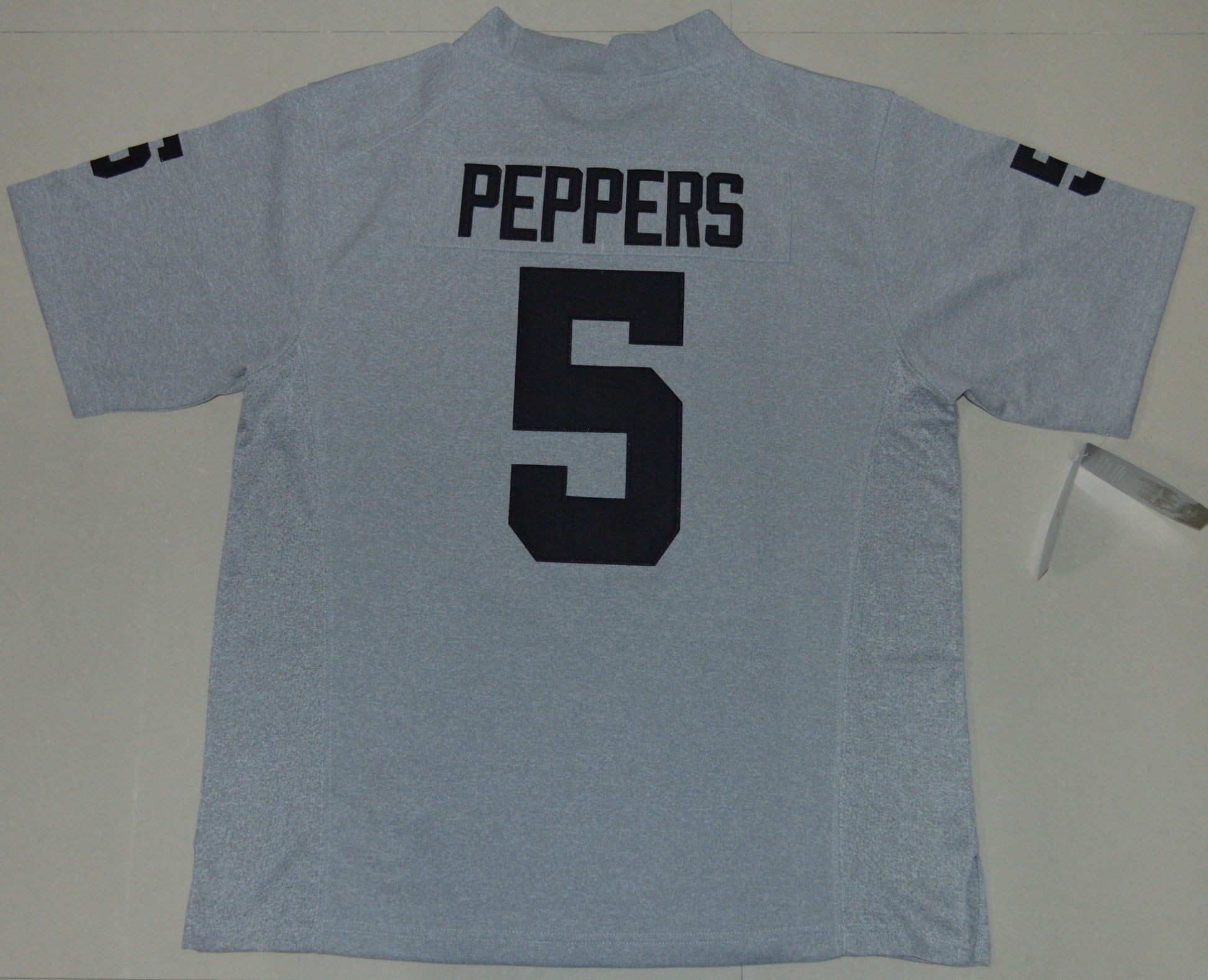 Jabrill Peppers 5 Carbon Gray V2 College Football Jersey football jersey product view 1
