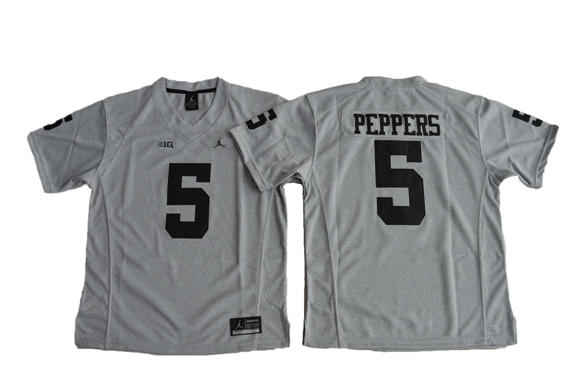 Jabrill Peppers 5 Women Carbon Gray V2 College Football Jersey football jersey product view 1