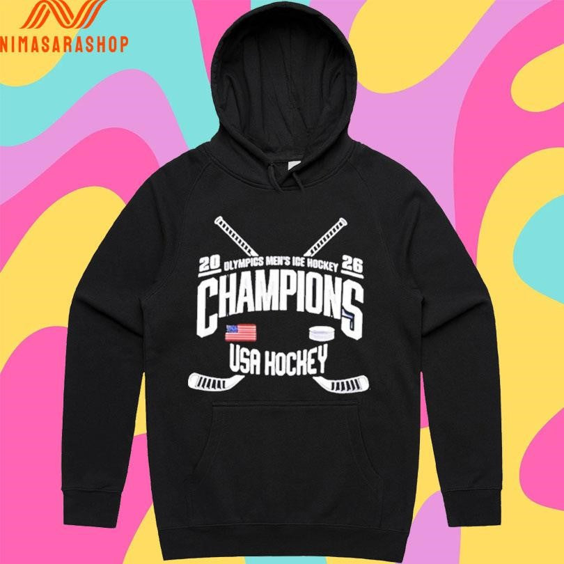 Jack Hughes New Jersey Devils Olympics Men’s Ice Hockey Champions Usa Hockey 2026 Shirts hockey jersey product view 2