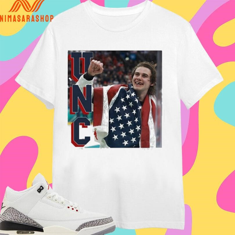 Jack Hughes New Jersey Devils Uncivilized No Teeth Olympic 2026 Shirts hockey jersey product view 1