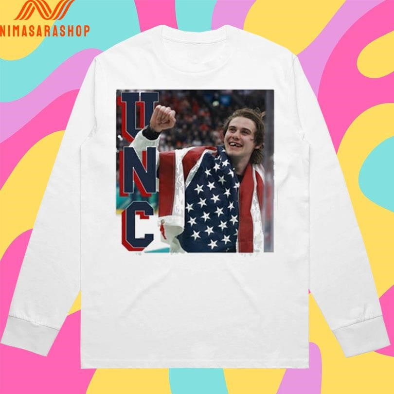 Jack Hughes New Jersey Devils Uncivilized No Teeth Olympic 2026 Shirts hockey jersey product view 3