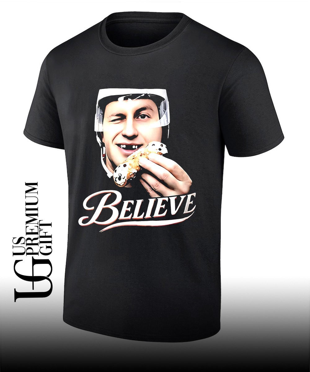Jack Hughes big head Believe Philadelphia Flyers NHL shirt Unisex T-shirt, Sweatshirt, Hoodie, Long Sleeve Tee - T-Shirt, Sweatshirt, Hoodie