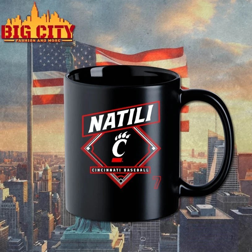 Jack Natili Cincinnati Bearcats Baseball - Adult & Kids T-Shirts, Sweatshirts & Hoodies apparel design preview 3