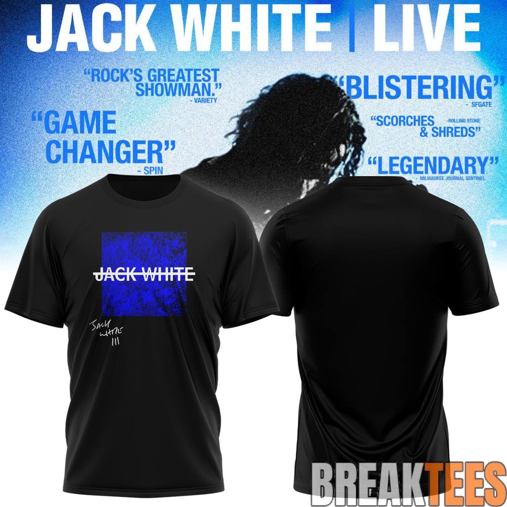 Jack White Live No Name Tour 2026 Tee Unisex T-shirt, Sweatshirt, Hoodie, Long Sleeve Tee - T-Shirt, Sweatshirt, Hoodie