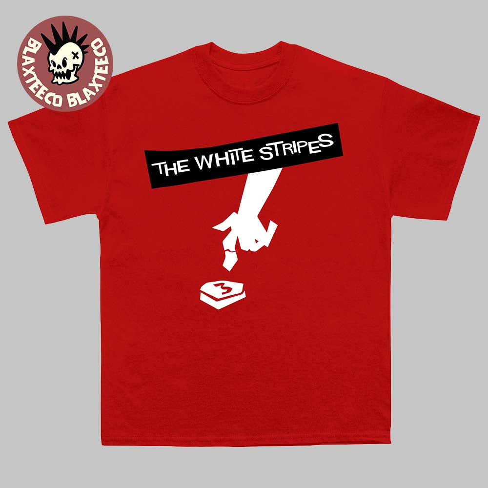 Jack White The White Stripes Collection Induction Into The Rock And Roll Hall Of Fame Hardest Button to Button T-Shirt - T-Shirt, Sweatshirt, Hoodie