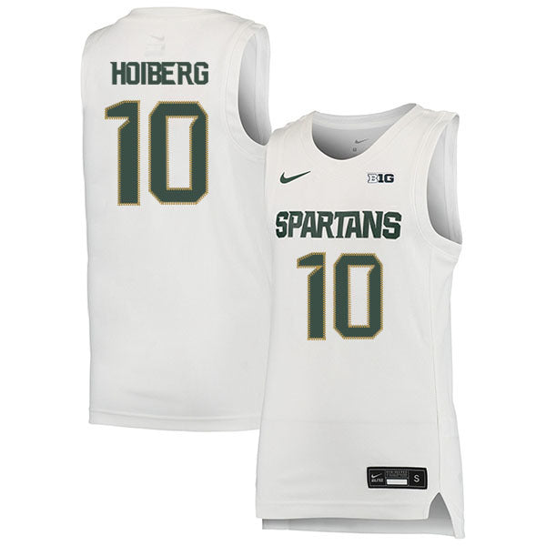 Jack Hoiberg 10 White College Football Jersey football jersey product view 1