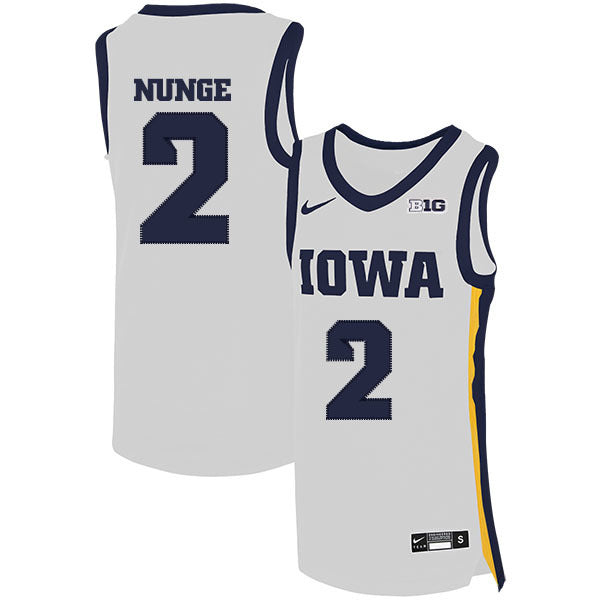 Jack Nunge 2 White College Football Jersey football jersey product view 1